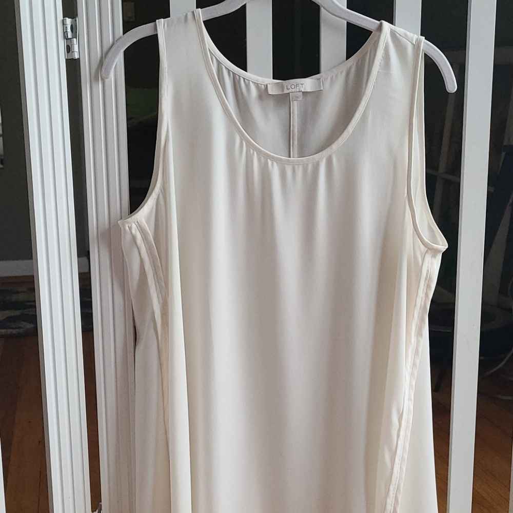 LOFT large dressy sleeveless top